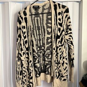 [Express] EUC Animal Print Cardigan